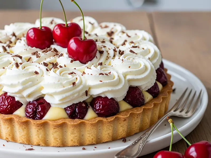 Tarte aux cerises bâloise (Kirschenwähe), un classique de l'été suisse