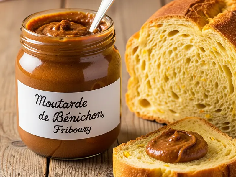 Moutarde de Bénichon, un condiment fribourgeois sombre et épicé