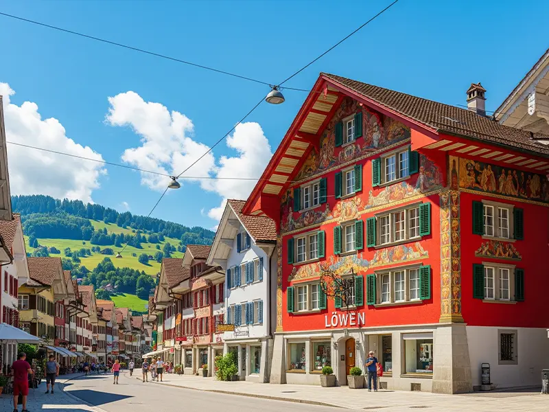 village Appenzell village Appenzell