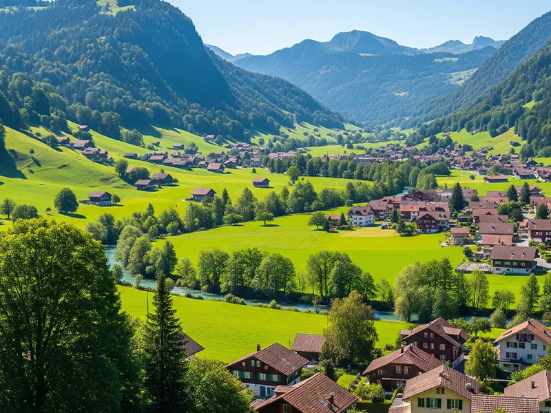 Le vallon a Saint Imier Berne Le vallon a Saint Imier Berne