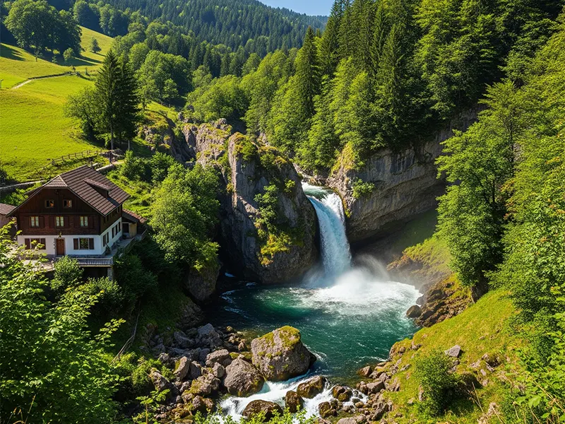 Jura La Cascade de la Forge
