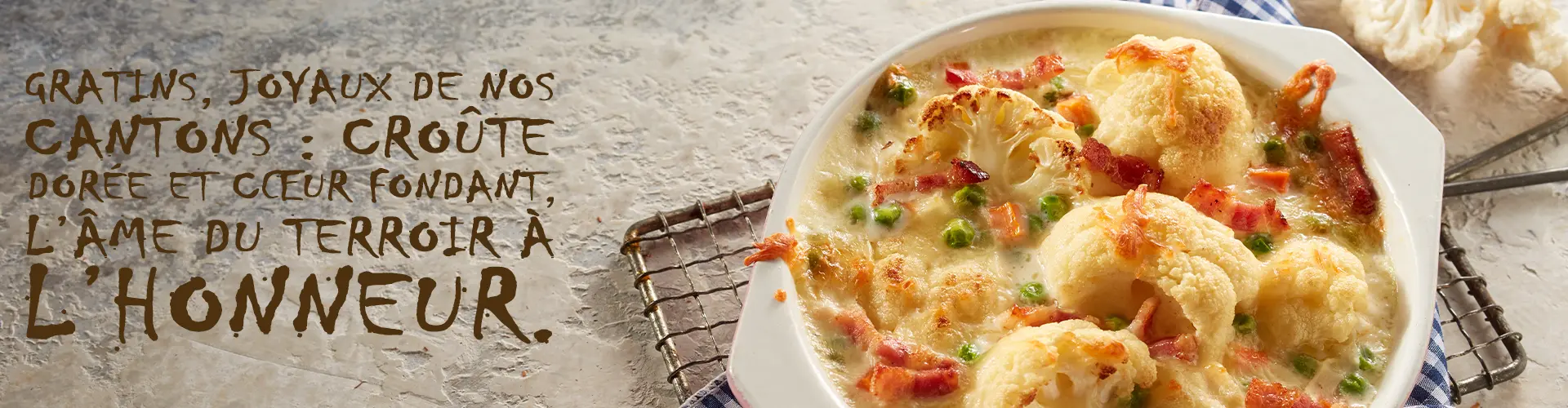 Recette : gratin de chou-fleur Recette : gratin de chou-fleur